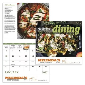 Delicious Dining Wall Calendar - Stapled